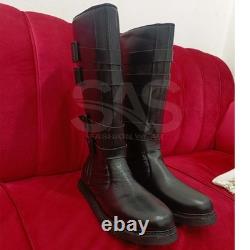 Kylo Ren Cosplay Boots Star Wars Custom Leather Long Boots Men