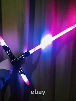 Kylo Ren Proffie Neopixel Lightsaber Crossguard Custom Lightsabers Smoothswing