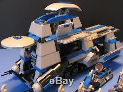 LEGO Brick STAR WARS Custom CLONE WARS 7662 MTT Gray & Blue + 20 BATTLEDROIDS