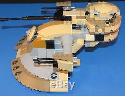 LEGO Brick STAR WARS Tan AAT CLONE WARS TANK Custom MOC 8018 + 4 Minifigures