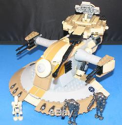 LEGO Brick STAR WARS Tan AAT CLONE WARS TANK Custom set 8018 + 4 Minifigures