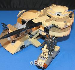 LEGO Brick STAR WARS Tan AAT CLONE WARS TANK Custom set 8018 + 4 Minifigures