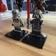 Lego Custom Chrome Darth Vader And Storm Trooper Minifigure Rare No Cape