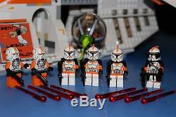 LEGO STAR WARS 75021 PHASE I Custom Orange REPUBLIC GUNSHIP 212th Legion Ship