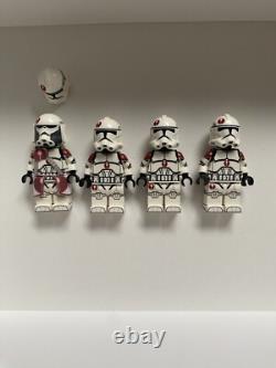 LEGO STAR WARS Clone Army Customs 91st Clone Troopers x4 (heavy trooper)