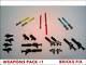Lego Star Wars Minifig Weapons Custom Rifles, Blasters, Guns Weapons Pack #1