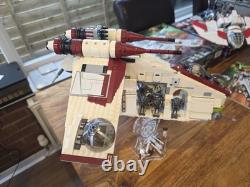 LEGO Star Wars 75021 Republic Gunship Complete Box, Inst, Figs+ Custom stand