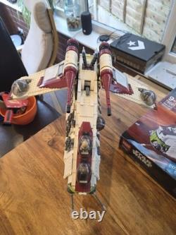 LEGO Star Wars 75021 Republic Gunship Complete Box, Inst, Figs+ Custom stand