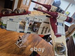 LEGO Star Wars 75021 Republic Gunship Complete Box, Inst, Figs+ Custom stand