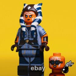 LEGO Star Wars Ashoka Tano Snippy Mechanic BB LC Light Custom Minifigure