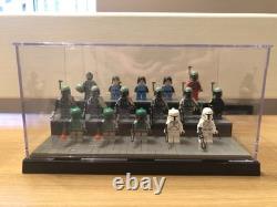 LEGO Star Wars Boba Fett Minifigure Collection x16 + Custom Display & GENUINE