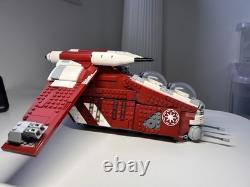 LEGO Star Wars Coruscant Guard Gunship (75354) + Custom Minifigure, Weapons etc