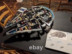 LEGO Star Wars Millennium Falcon UCS 75192 With Custom Build Display Table