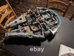 LEGO Star Wars Millennium Falcon UCS 75192 With Custom Build Display Table