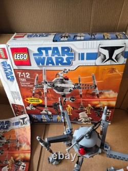 LEGO Star Wars Separatist Spider Droid (7681) Complete Set with Custom Sign