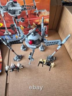 LEGO Star Wars Separatist Spider Droid (7681) Complete Set with Custom Sign