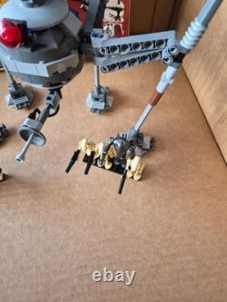 LEGO Star Wars Separatist Spider Droid (7681) Complete Set with Custom Sign
