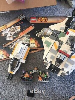 LEGO Star Wars The Ghost 75053 + The Phantom 75048 With Custom Full Ghost Crew