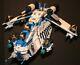 Lego Brick Star Wars Custom 7676 Moc Blue 501 Republic Gunship + 6 Minifigures