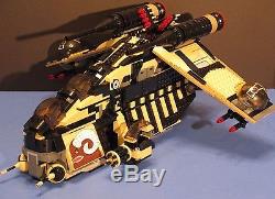 LEGO brick STAR WARS Custom 7676 TAN & BLACK TATOOINE DESERT REPUBLIC GUNSHIP