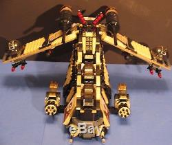 LEGO brick STAR WARS Custom 7676 TAN & BLACK TATOOINE DESERT REPUBLIC GUNSHIP