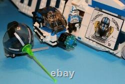 LEGO brick STAR WARS Custom Hybrid MOC Blue 501 REPUBLIC GUNSHIP +12 Minifigures