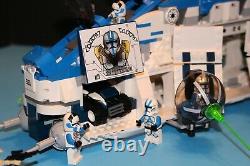 LEGO brick STAR WARS Custom Hybrid MOC Blue 501 REPUBLIC GUNSHIP +12 Minifigures