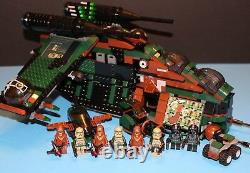 LEGO brick STAR WARS Custom MOC 7676 KASHYYYK JUNGLE GUNSHIP +Minifigure Crew