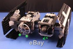 LEGO brick STAR WARS Customized 4479 TIE BOMBER + Missiles Bombs & PILOT incl