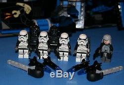 LEGO brick STAR WARS MOC 7676 REBELS IMPERIAL GUNSHIP + 7 Fig Crew 100% LEGO