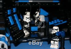 LEGO brick STAR WARS MOC 7676 REBELS IMPERIAL GUNSHIP + 7 Fig Crew 100% LEGO