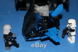 LEGO brick STAR WARS MOC 7676 REBELS IMPERIAL GUNSHIP + 7 Fig Crew 100% LEGO