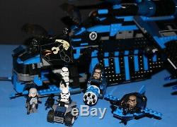 LEGO brick STAR WARS MOC 7676 REBELS IMPERIAL GUNSHIP + 7 Fig Crew 100% LEGO