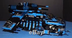 LEGO brick STAR WARS REBELS Custom 7676 BLACK SHADOW IMPERIAL GUNSHIP + 7 figs