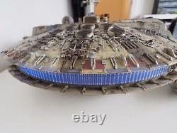 Legacy Millennium falcon battle worn custom detailing, sound effects and lights