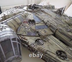 Legacy Millennium falcon battle worn custom detailing, sound effects and lights