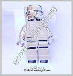 Lego Boba Fett silver chrome star wars minifigure (lego custom)
