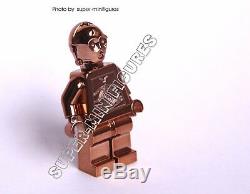 Lego C-3po Copper chrome star wars minifigure (lego custom)