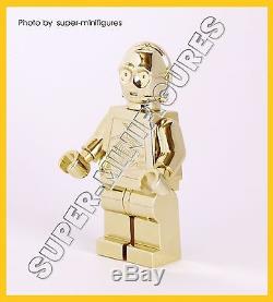 Lego C-3po gold chrome star wars minifigure (lego custom)