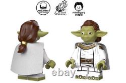 Lego LC Light Custom Star Wars alt Yarael Poof & Yaddle figure brickdaddy