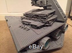 Lego Star Wars 10030 UCS Imperial Star Destroyer Custom in Light Bluish Grey