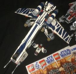 Lego Star Wars 10195 Republic Dropship AT-OT Walker 100% Complete Custom Extras