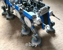 Lego Star Wars AT-OT (10195) 501st Blue Custom Genuine Build inc. Minifigures