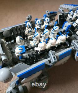 Lego Star Wars AT-OT (10195) 501st Blue Custom Genuine Build inc. Minifigures