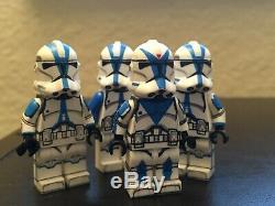 Lego Star Wars AVfigures Clone Trooper Lot Custom Decaled 501st Kyber Trooper