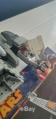 Lego Star Wars B-Wing (75050). Complete Set With CUSTOM DISPLAY STAND