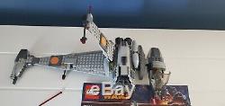 Lego Star Wars B-Wing (75050). Complete Set With CUSTOM DISPLAY STAND