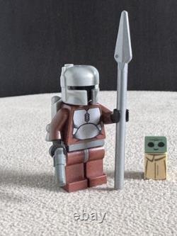 Lego Star Wars Bek Customs Classic Mandalorian And Grogu Minifigures x50px2 7153