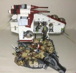 Lego Star Wars Clone Wars 75021 Republic Gunship Custom Lot 7748 8014 75206