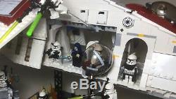 Lego Star Wars Clone Wars 75021 Republic Gunship Custom Lot 7748 8014 75206